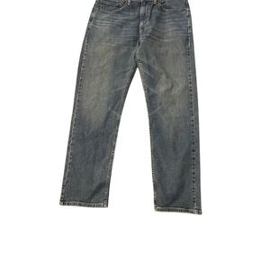 Levi's Men's Blue Straight Jeans Size M Stretch 5-Pocket Design 32 Inseam